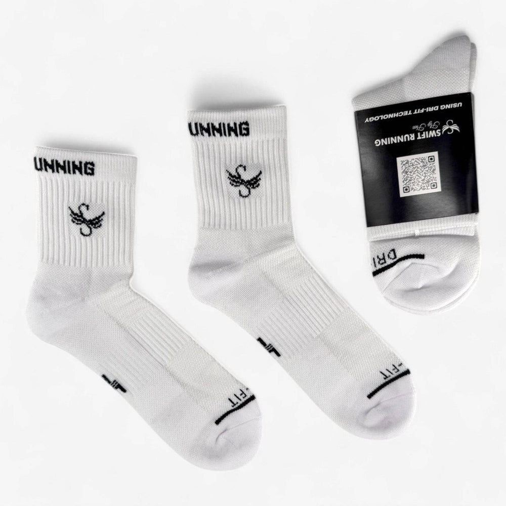 White Socks (Pack of 2) - Swift Running