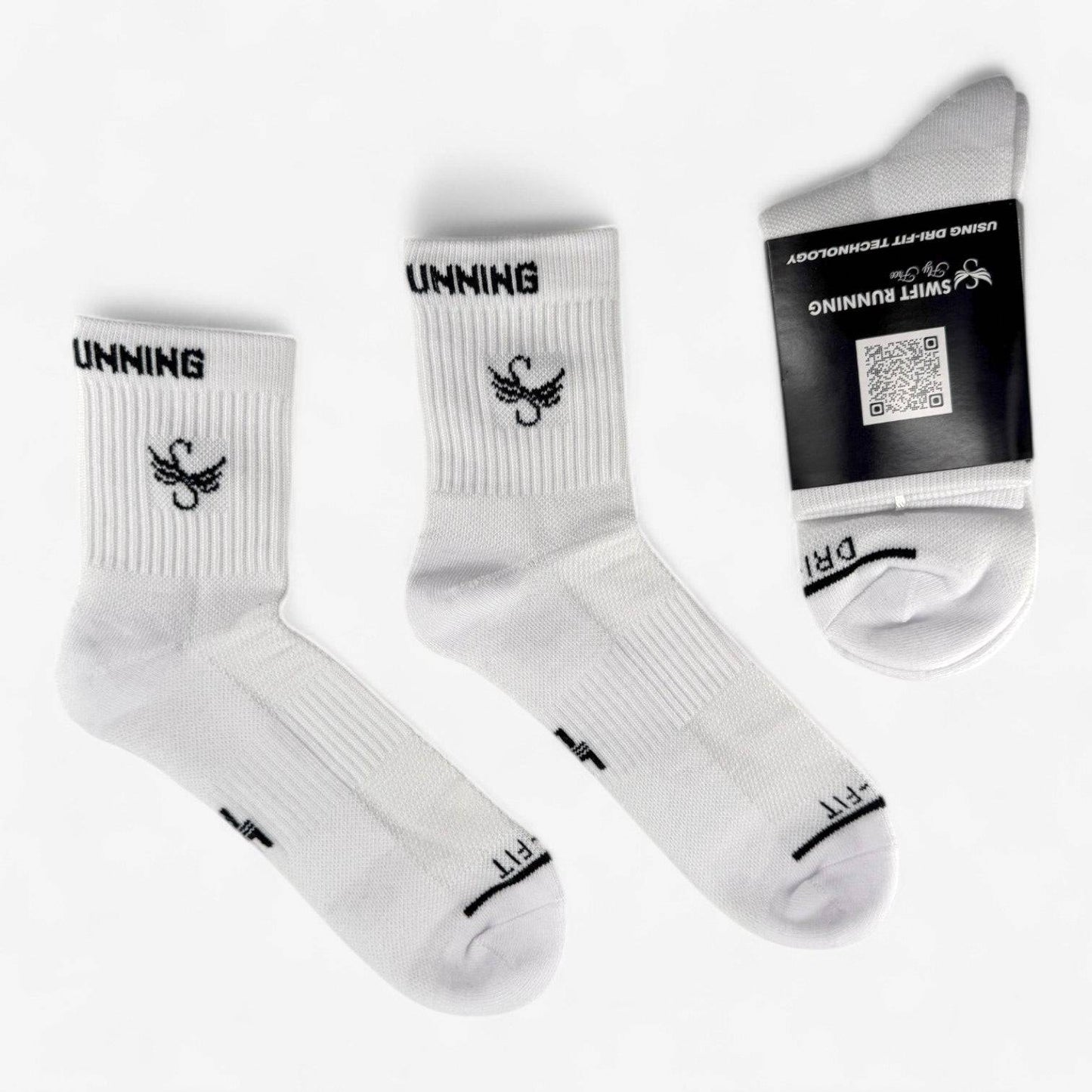White Socks (Pack of 2) - Swift Running